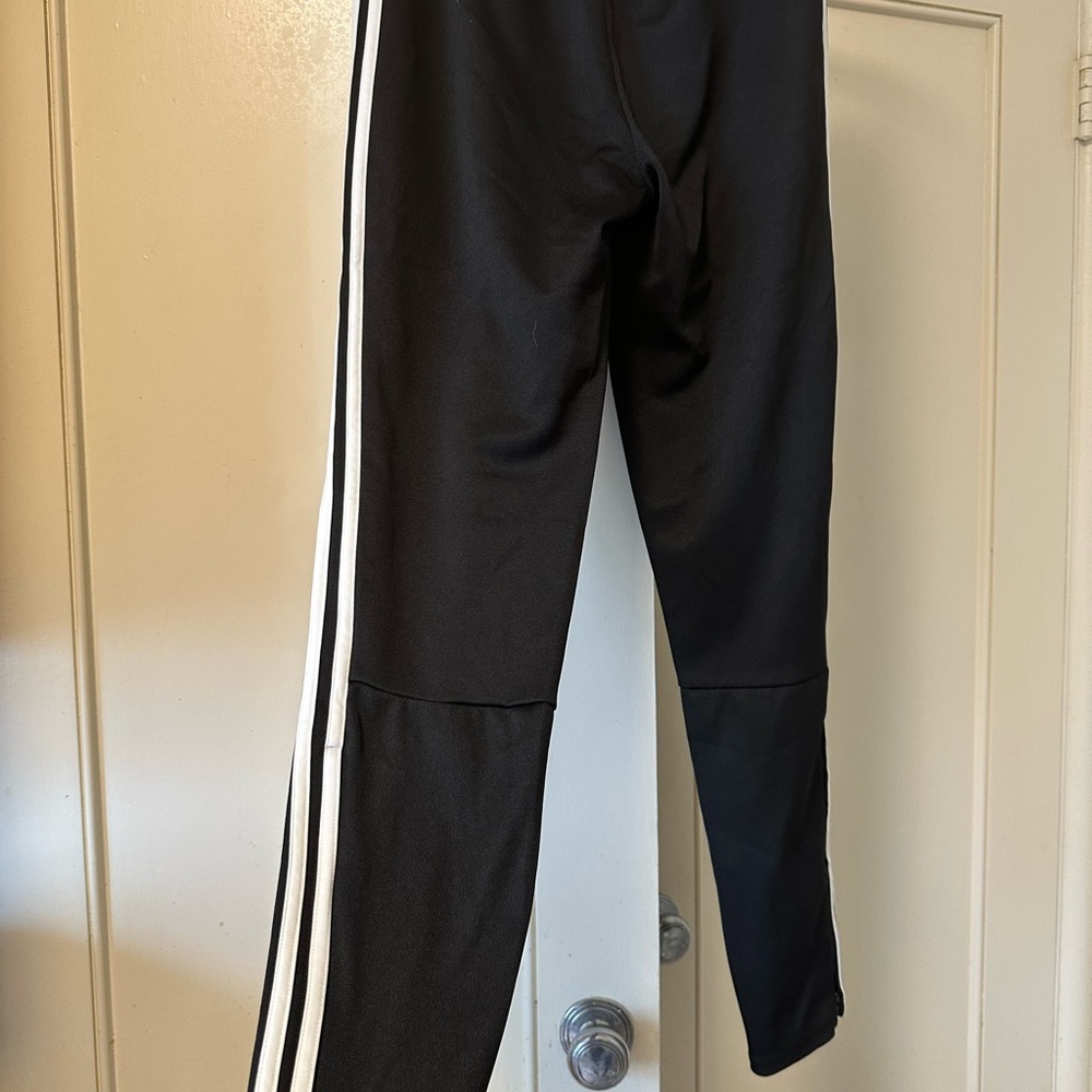 Adidas Climacool Mens Black Pants with White Stripes